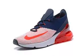 nike air max 270 flyknit trainers orange red